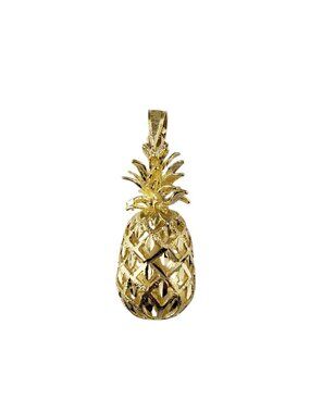 14 Karat Yellow Gold Pineapple Pendant #19127